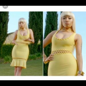 Herve ledger nicki Minaj high school video dress